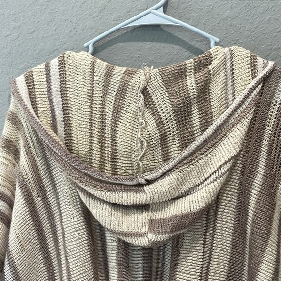 Denim & Supply linen cotton mix hooded cardigan duster - Picture 7 of 10